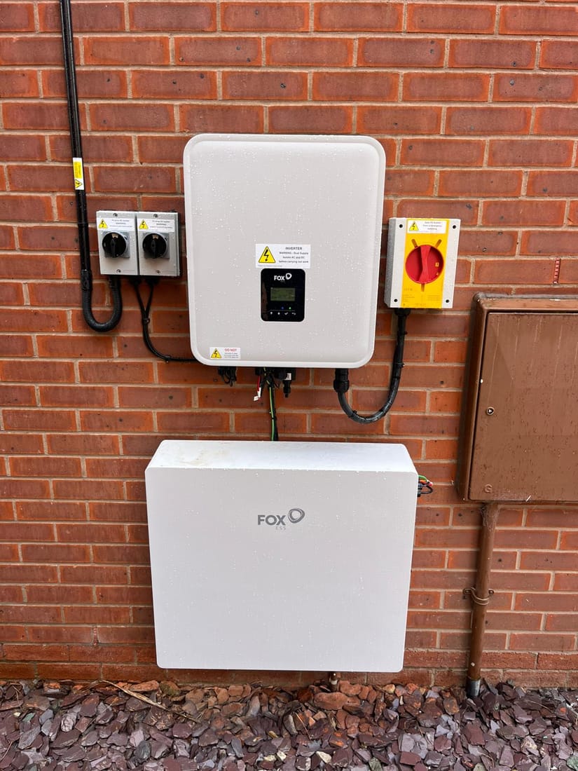Midland Solar installation — Fox ESS battery & inverter