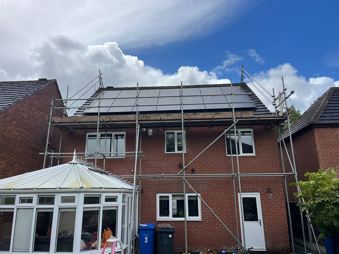 Midland Solar installation — Home solar installation