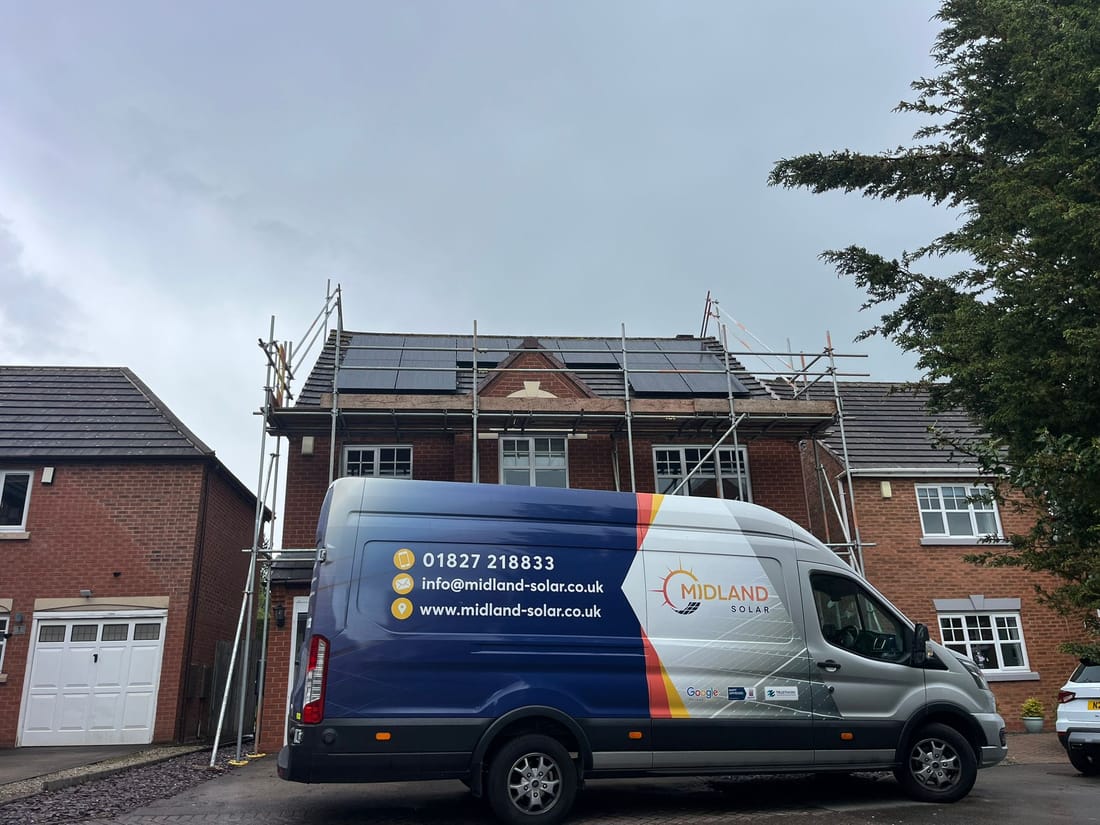 Midland Solar installation — Midland Solar on site