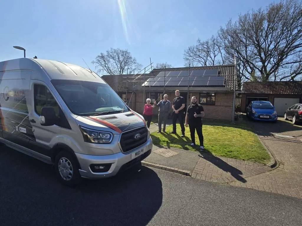 Midland Solar installation — Midlands solar & battery project 12