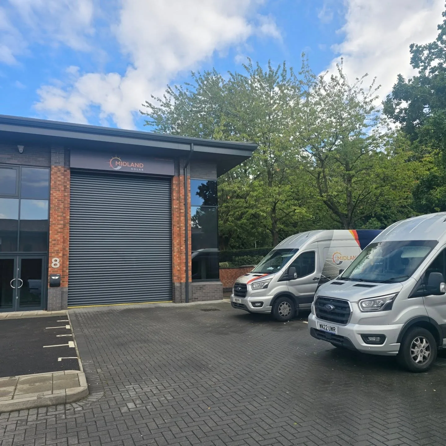 Solar installation in Midland Solar HQ