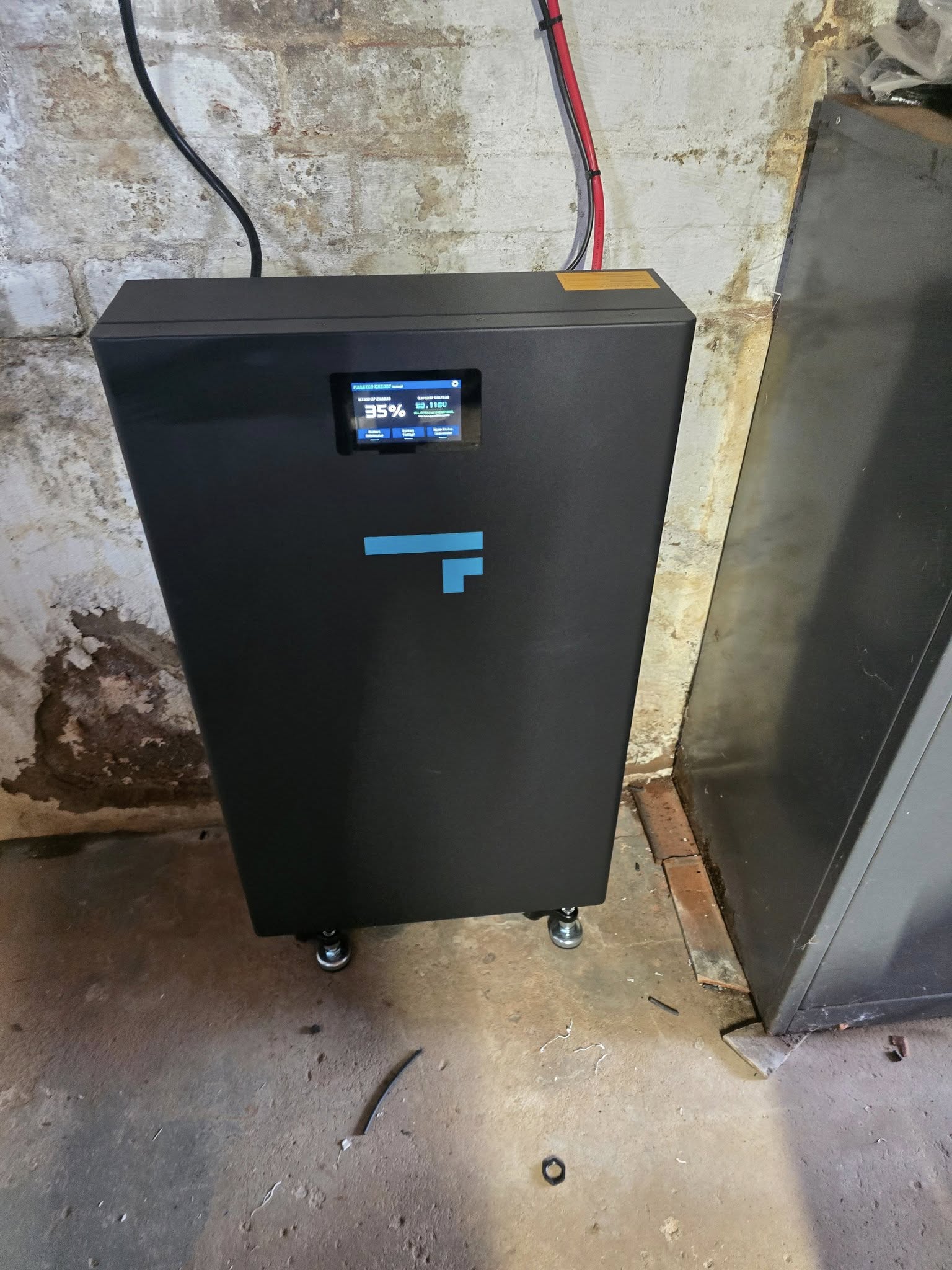 Completed solar installation